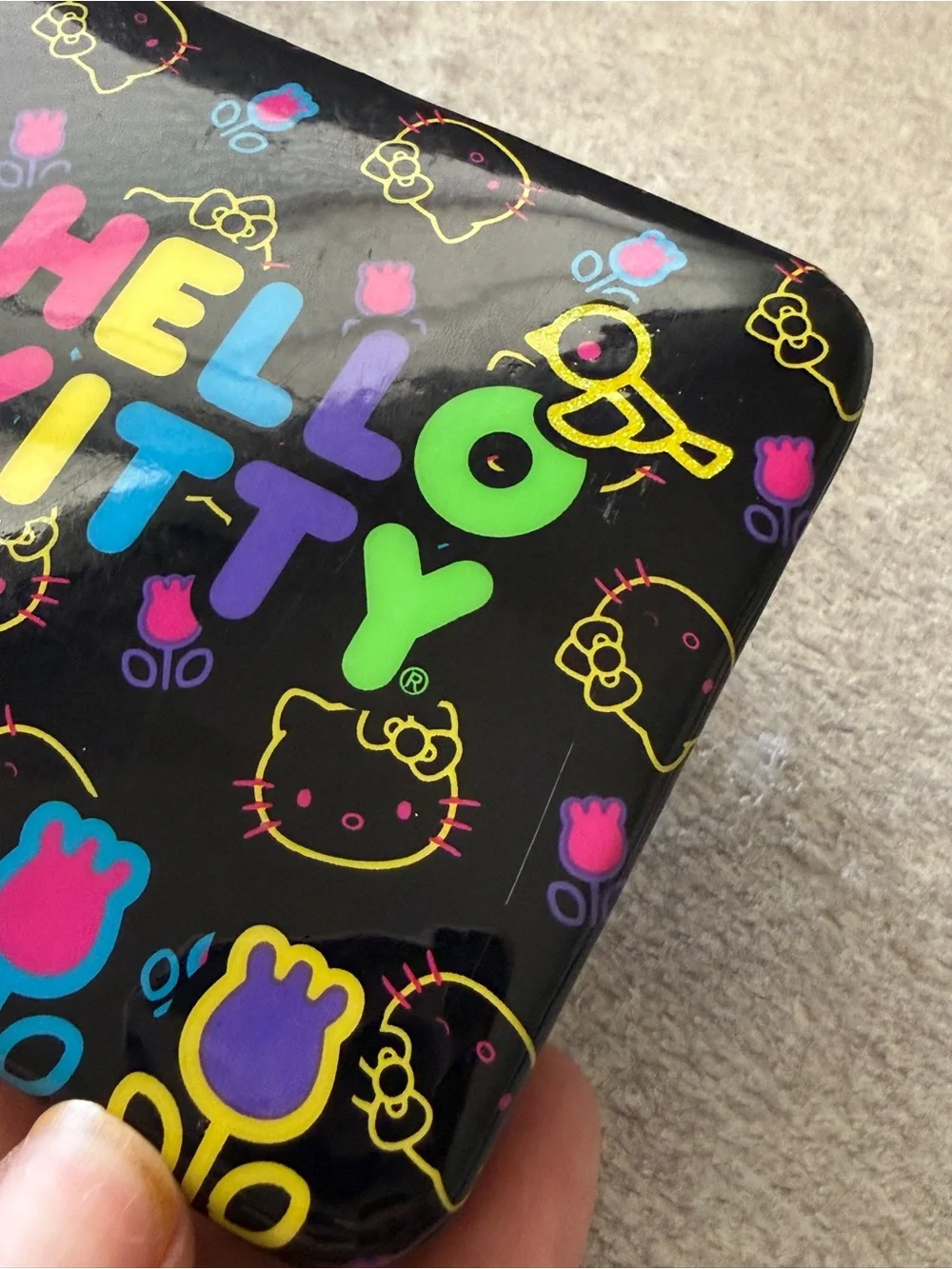 Vintage 2012 Loungefly x Sanrio Hello Kitty Wallet Black Scooter Design RARE